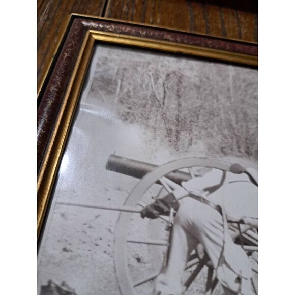 Vintage Black White Civil War Reenactment 8x10 Photo Picture Photograph - Picture 5 of 7